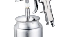 Pistol de vopsit F75 cu aer comprimat cupa dedesubt