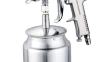 Pistol de vopsit F75 cu aer comprimat cupa dedesubt