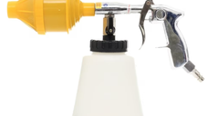 Pistol pneumatic pentru curatat tapiterie auto cu 2 duze capacitate 1L