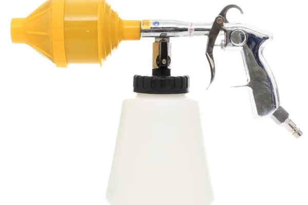 Pistol pneumatic pentru curatat tapiterie auto cu 2 duze capacitate 1L