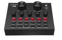 Placa de sunet multifunctionala Q MIC1 bluetooth mixer microfoane 6 Sound Modes +12 Sound Effects Live - 1