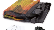 Plasa Anti-Insecte UB pentru Uși cu Imprimeu Fluturi si Inchidere Magnetica 100x210 cm