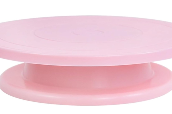 Platou rotativ pentru ornat si decorat torturi