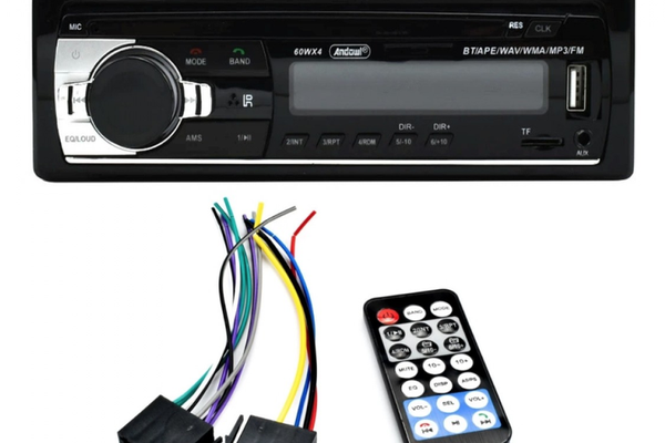 Player auto (Casetofon) MP3 Andowl CA001B radio BT USB SD AUX FM telecomanda