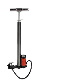 Pompa manuala cu manometru pentru umflat roti - 1