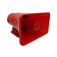 Portavoce-megafon auto 12V cu inregistrare si slot USB 40W  Rosie Dreptunghiulara - 1