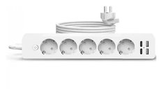 Prelungitor JORTAN OG2205 cu 5 prize 2 porturi USB si 2 Type C 2 metri