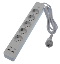 Prelungitor OG2205 5 prize cu 2 USB A si 2 USB C Comutator - 1