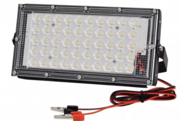 Proiector 100W 12V 96 led smd cu lupa Dreptunghoular CaiCai CLESTI