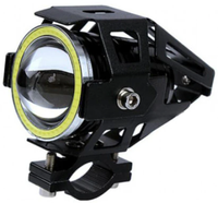 Proiector 12V Moto cu LED 10 W tip U9 Prindere pe Ghidon - 1