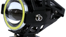 Proiector 12V Moto cu LED 10 W tip U9 Prindere pe Ghidon