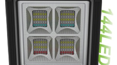 Proiector 144 LED Solar cu Baterie GD-2206A 4 Moduri de Iluminare 100W