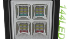 Proiector 144 LED Solar cu Baterie GD-2206A 4 Moduri de Iluminare 100W