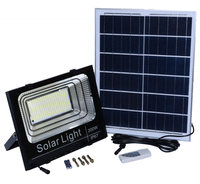 Proiector 200W cu Panou Solar si Telecomanda - 1