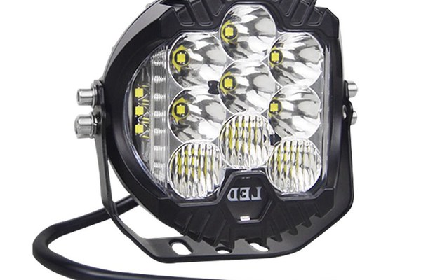 Proiector 7 inch LED pentru Ceata Circular Combo Beam