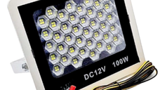 Proiector auto camping putere 100W cu clesti CaiCai 12V