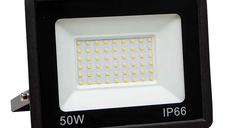 Proiector cu LED SMD 220V Putere 50W IP66 NEGRU JORTAN