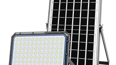 Proiector cu panou solar putere 300W si telecomanda