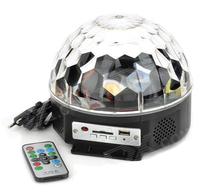 Proiector Disco Led Magic Ball Light cu telecomanda si Redare Audio MP3 - 1