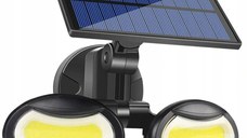 Proiector Dublu COB Cu Panou Solar SH-056 B XL