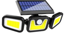 Proiector FL 1725B TRIPLU 30W 100LED COB Cu Panou Solar