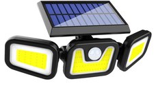 Proiector FL 1725B TRIPLU 30W 100LED COB Cu Panou Solar