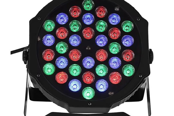 Proiector joc de lumini PAR 36 leduri RGB 8 jocuri de lumini