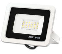 Proiector LED 20w IP66, ALB, 220V pentru exterior - 1
