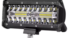 Proiector LED Bar 120W Offroad 16 cm 9600 Lumeni