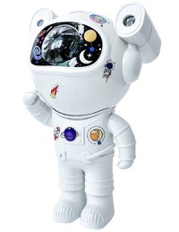 Proiector LED de Stele in forma de astronaut cu Stickere - 1