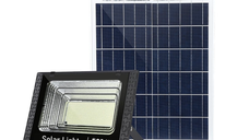 Proiector LED JORTAN 500W cu panou solar si senzor de miscare