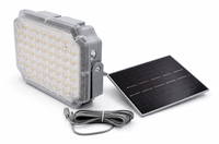 Proiector LED solar patrat cu panou fotovoltaic Extern GRI - 1