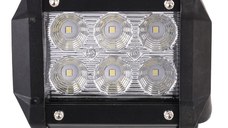 Proiector Offroad 18W 2x3 LED 12V-24V 1530 Lumeni 4/10 cm