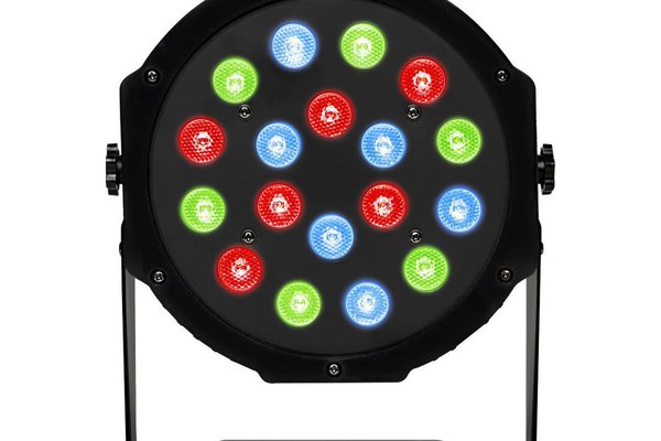 Proiector PAR 18 LED-uri Lumini Scena JOC de lumini Dj sau Club Reflector 18 LED RGB cu proiectie lumini