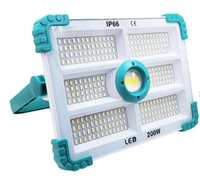 Proiector solar COBA CB F280 putere 200W si 280 LED alb/albastru 6 casete - 1