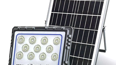 Proiector solar JORTAN 600W de 25000MA cu 12 casete Carcasa din aluminiu