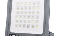 Proiector solar LED COBA CB T105 putere 500W panou solar separat senzor de miscare telecomanda