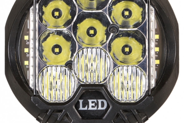 Proiector stroboscop cu lumina de zi galbena 12v-24v 280w 6000k