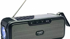 Radio portabil tip boxa cu panou solar Bluetooth L8TD 10W 1200 mAh