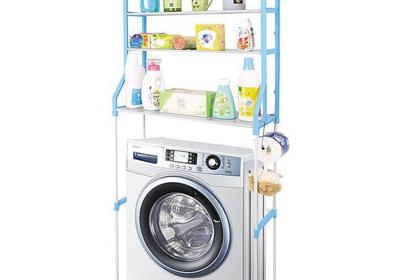 Raft de Depozitare/Organizator pentru Masina de Spalat, 3 Polite, 67x23x150