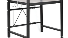 Raft multifunctional bucatarie de depozitare pentru cuptor cu microunde telescopic reglabil
