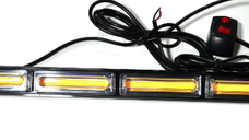 Rampa avertizare luminoasa 4 Led COB 12/24v