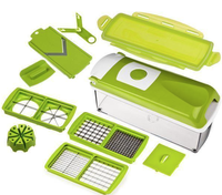 Razatoare multifunctionala cu 11 piese pentru fructe si legume - 1