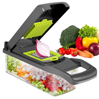 Razatoare multifunctionala Veggie Slicer 16 accesorii incluse lame din otel inoxidabil - 1