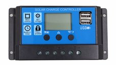 Regulator-controler solar PWM 20A 12V/24V 2 X USB si LCD XL