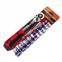 RIB-Set 12 Piese Cheie cu Clichet 1/2" Capete Chei Tubulare 10-22mm - 1