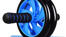 Roata abdomen MICA Fitness Double Wheel manere drepte