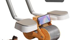 Roata abdominala cu rebound automat si suport pentru telefon