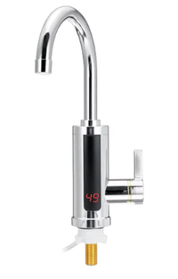 Robinet electric cu incalzire instant display temperatura putere 3000W temperatura maxima 60 grade Plastic - 1