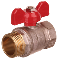 Robinet trecere apa rece din alama 3/4 - 1